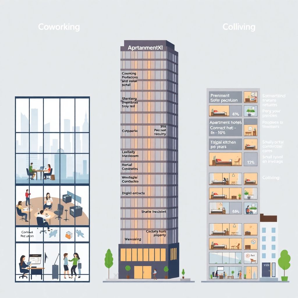Коворкинги, апартаменты и коливинги — новые форматы коммерческой недвижимости РФ