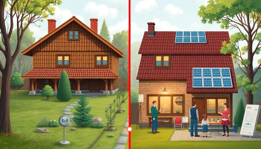 Эко-тренды в загородной недвижимости: умные дома, энергоэффективность и автономия - иллюстрация