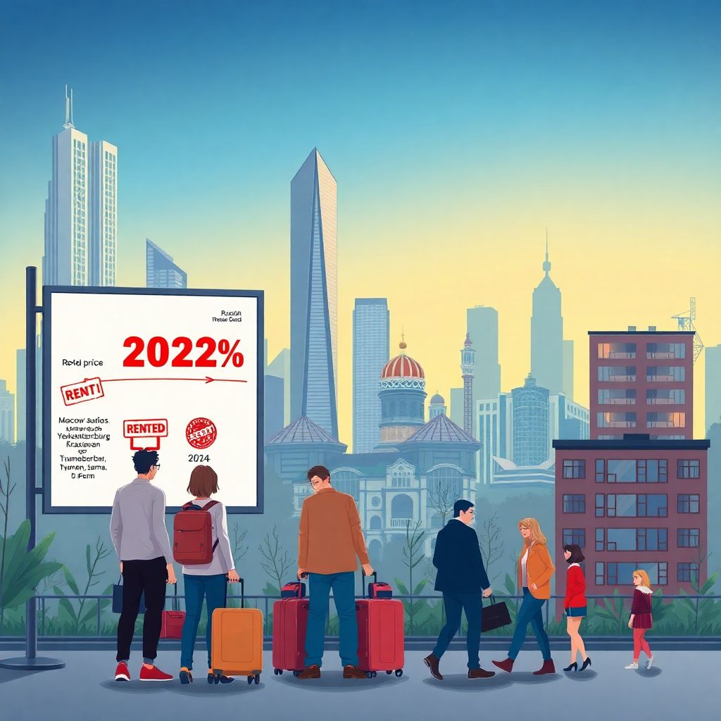 Рынок аренды в России: города с наибольшим ростом ставок в 2024 году