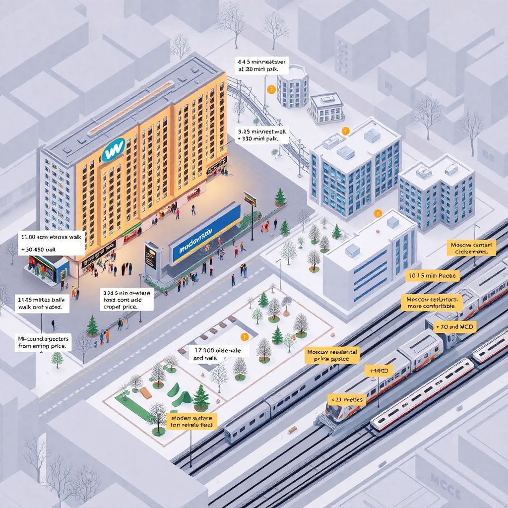 Жилье у метро и МЦК: как транспортная инфраструктура влияет на цену квадрата