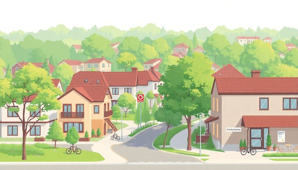 Тренды малоэтажного строительства: коттеджные поселки, таунхаусы и дуплексы - иллюстрация